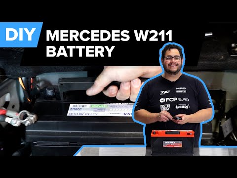 Mercedes E63 AMG Battery Replacement DIY (Mercedes-Benz E-Class W211)