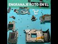 ROTURA DE ENGRANAJE EN EL MOTOR DEL OBTURADOR SONY ALPHA 6400 #sony #sonyalpha #sony6400