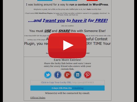 ContestPress | A Free WordPress Plugin for Contests and Giveaways