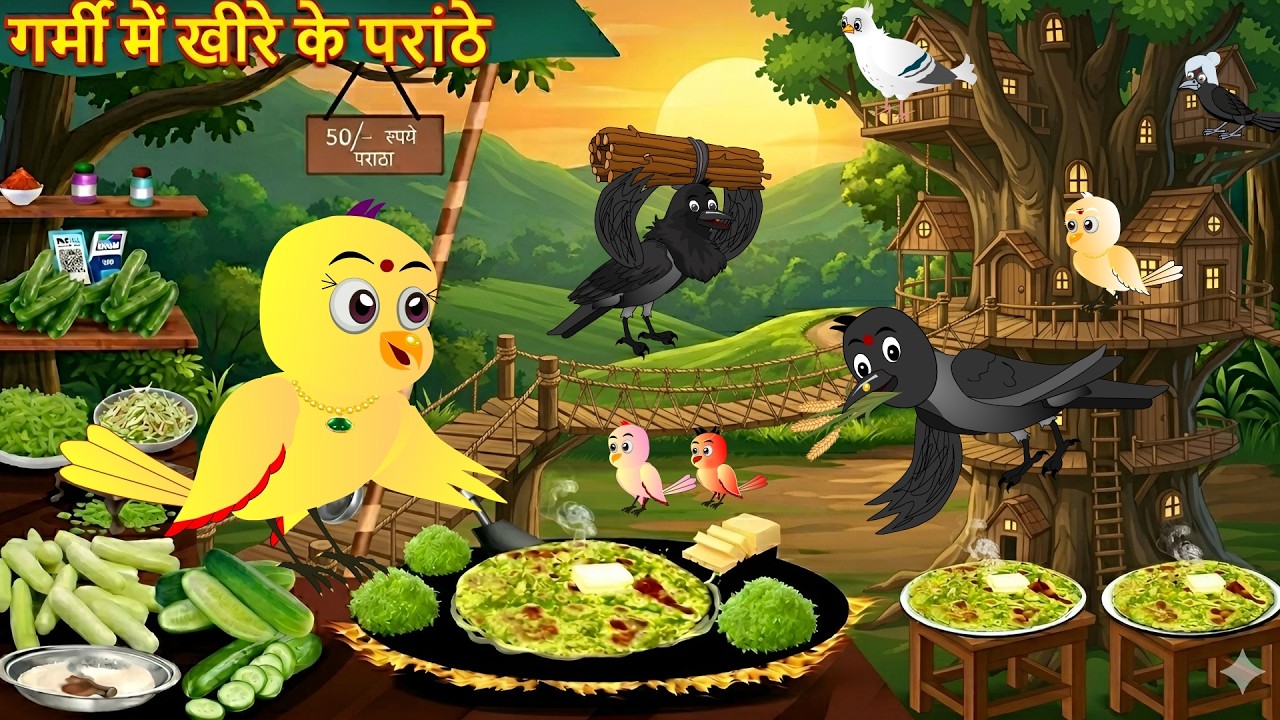 04-03-2026 |Chidiya Wala Cartoon | barish aur rano k bachy | New Moral  stories| rano jungleBuddies