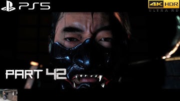 GHOST OF TSUSHIMA (PS5) (LETHAL DIFFICULTY) 100% NO-DAMAGE PLAYTHROUGH 42 (SAKAI ARMOR) [4K 60FPS]