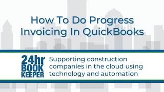 Famous How To Do Progress Invoicing in QuickBooks Profile