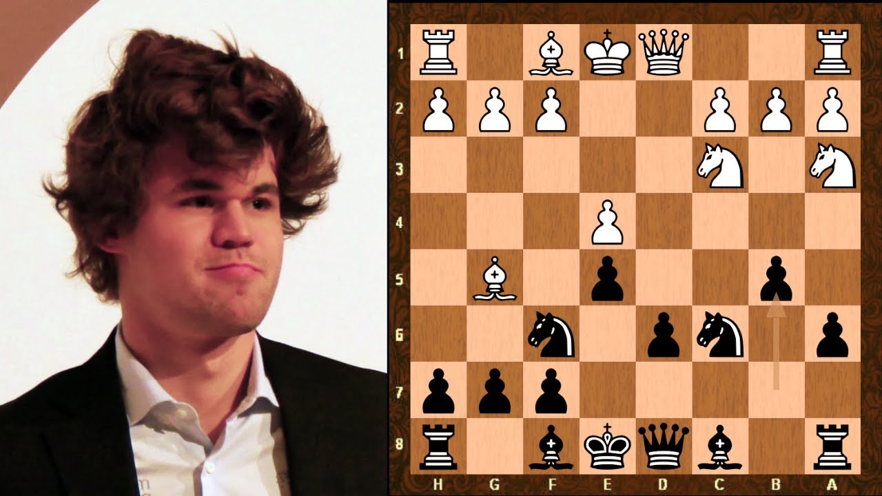 Magnus Carlsen's fighting Sveshnikov Sicilian || Cheparinov vs Carlsen || Corus B (2005)