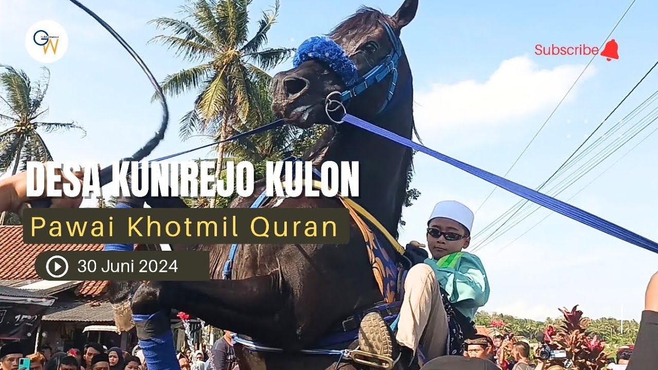 Pawai Khotmil Quran Desa Kunirejo Kulon Kec. Butuh Purworejo 30 Juni 2024
