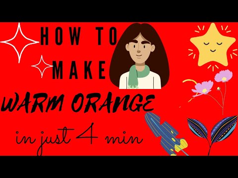 Vídeo: Como fazer azo laranja?