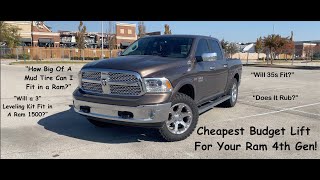 BEST Leveling Setup For Your 4th Gen Ram 1500 Profile