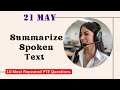 Summarize Spoken Text PTE - MAY 2025 - The Ultimate FREE Guide