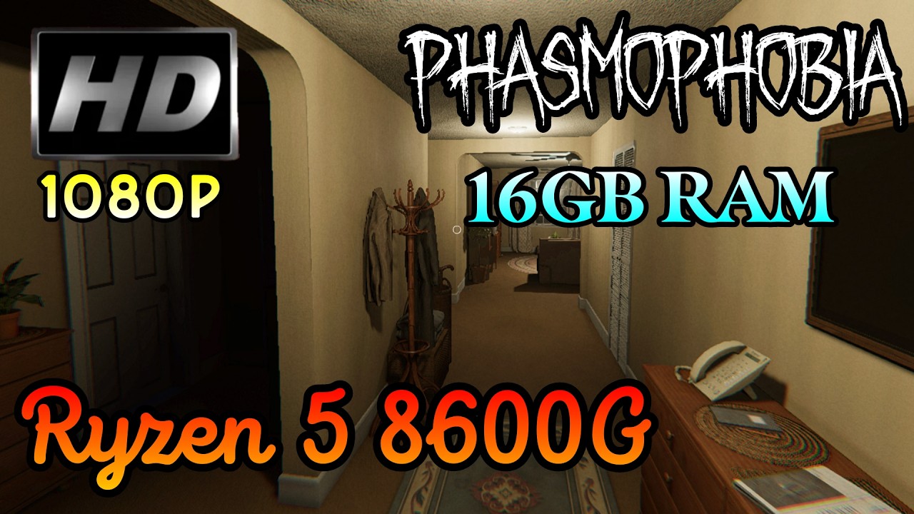 Ryzen 5 8600G - Benchmark | NEW TANGLEWOOD REWORK | Phasmophobia #143