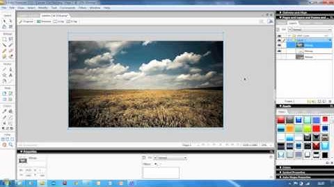 Fireworks CS3 4 Using Multiple Backgrounds