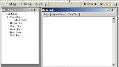 Lab4: How to use MPLAB IDE to program PIC16F684.