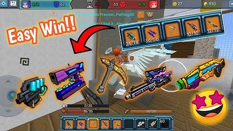 I Use My Legendary Set Weapon!! 🤩😍 Easy Win!! [Montage] - Blockmango Adventure (Build And Shoot)