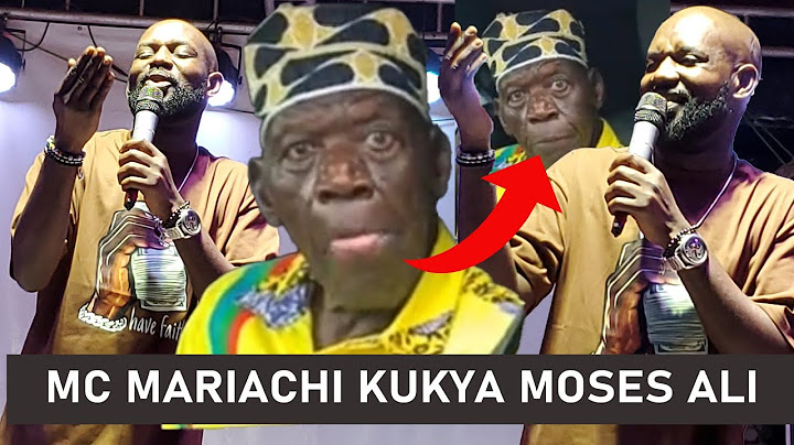Mc Mariachi 😂 kyakoze Moses Ali ayagala okwesimbawo