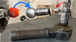 Steering Assembly Rod Ball Repairing Process // Restoration Amazing Tie Rod Joint Ball End