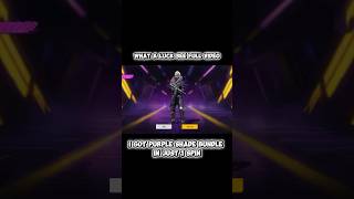 Purple shade Bundle in just 1 Spin || new purple shade ring event 🔥😎#freefire #shorts #gaming #viral