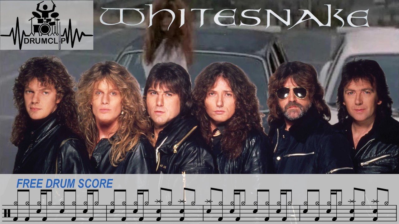 Whitesnake - Here I Go Again (Drum Score)