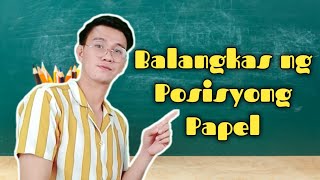 Balangkas at Bahagi  ng Posisyong Papel