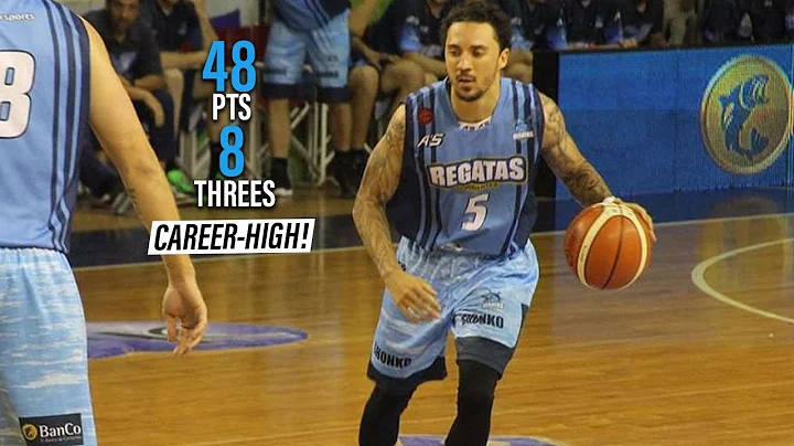 Donald Sims Career-High 48 PTs Full Highlights vs ...