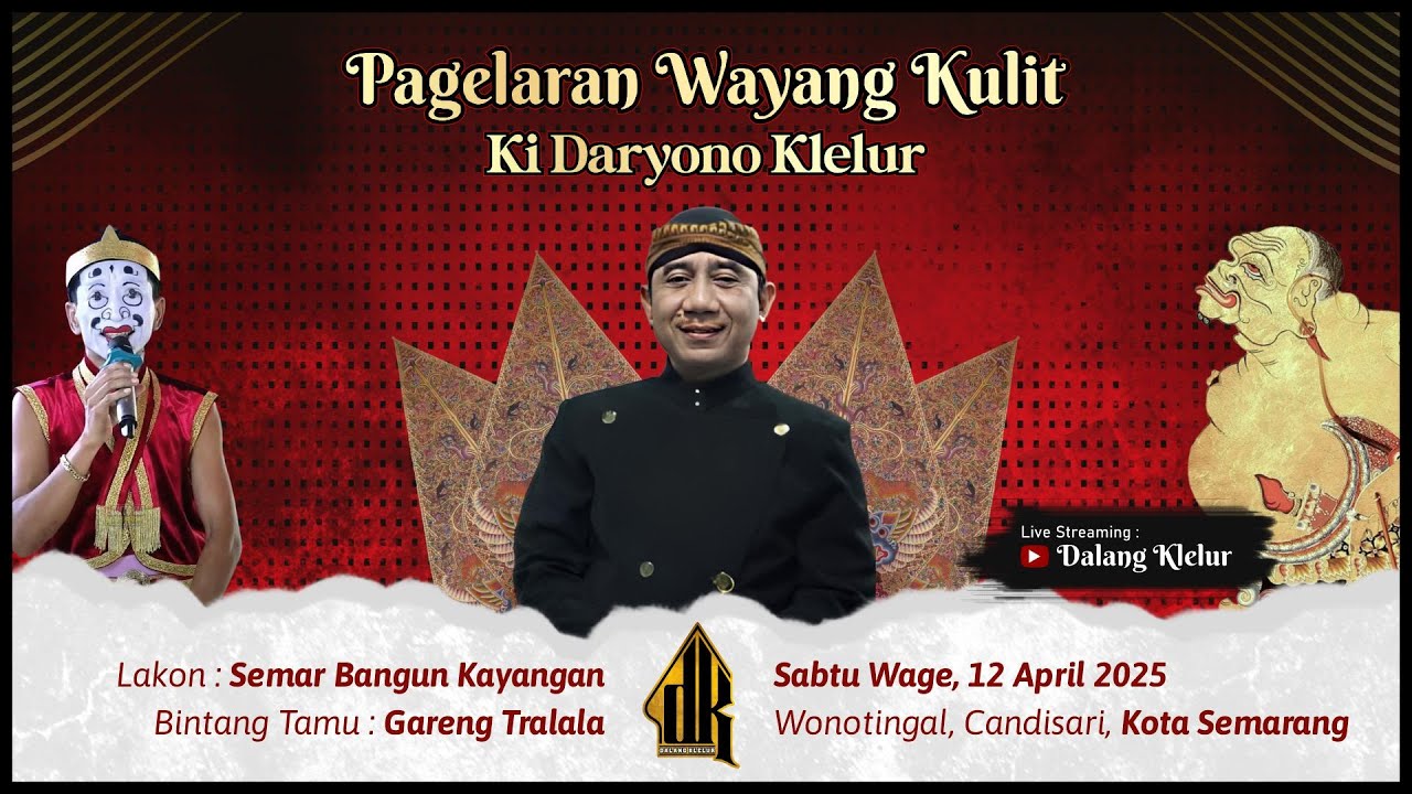 #LIVE Pagelaran Wayang Kulit Dalang Ki Daryono Klelur - Lakon 