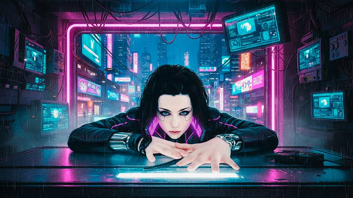 Evanescence - My Immortal (Synthwave Cyberpunk AI Cover)