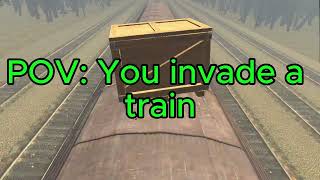 POV: You invade a train #action #vr #bonelab