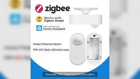 Zigbee Human Presence Detector,Luminance/Distance Detection,  Smart PIR Motion Sensor Support Zigbee