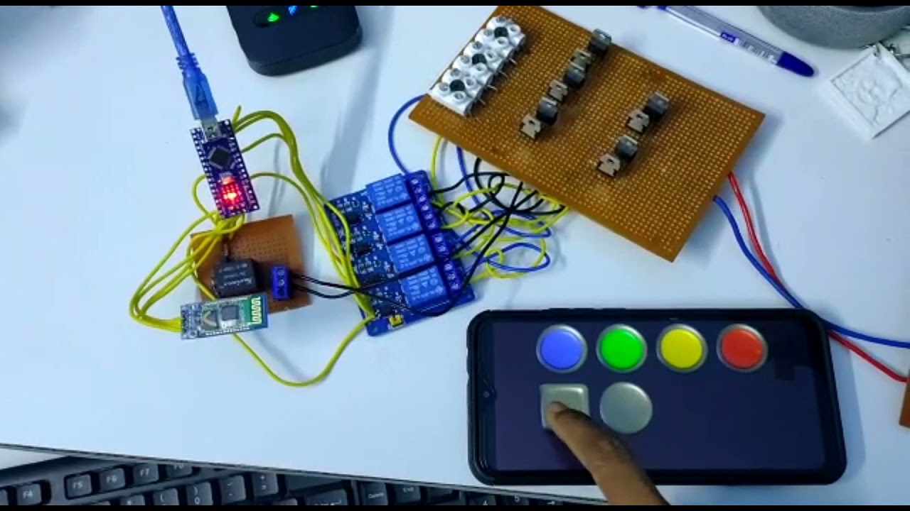 thyristor controlled tap changing of transformer (prototype)
