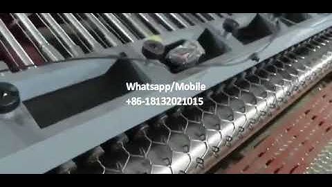 Automatic Hexagonal Wire Netting Machine | Twisted Gabion Box Machine