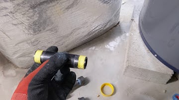 Gas line termination at rinnai hot water tank and boiler