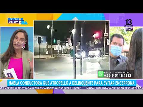 Conductora atropelló a delincuente para evitar encerrona. Tu Día, 2022.