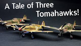 I'm Not Obsessed . . . Honest! Building Three Airfix Tomahawks in 1/72 Scale - Plastic Model Review