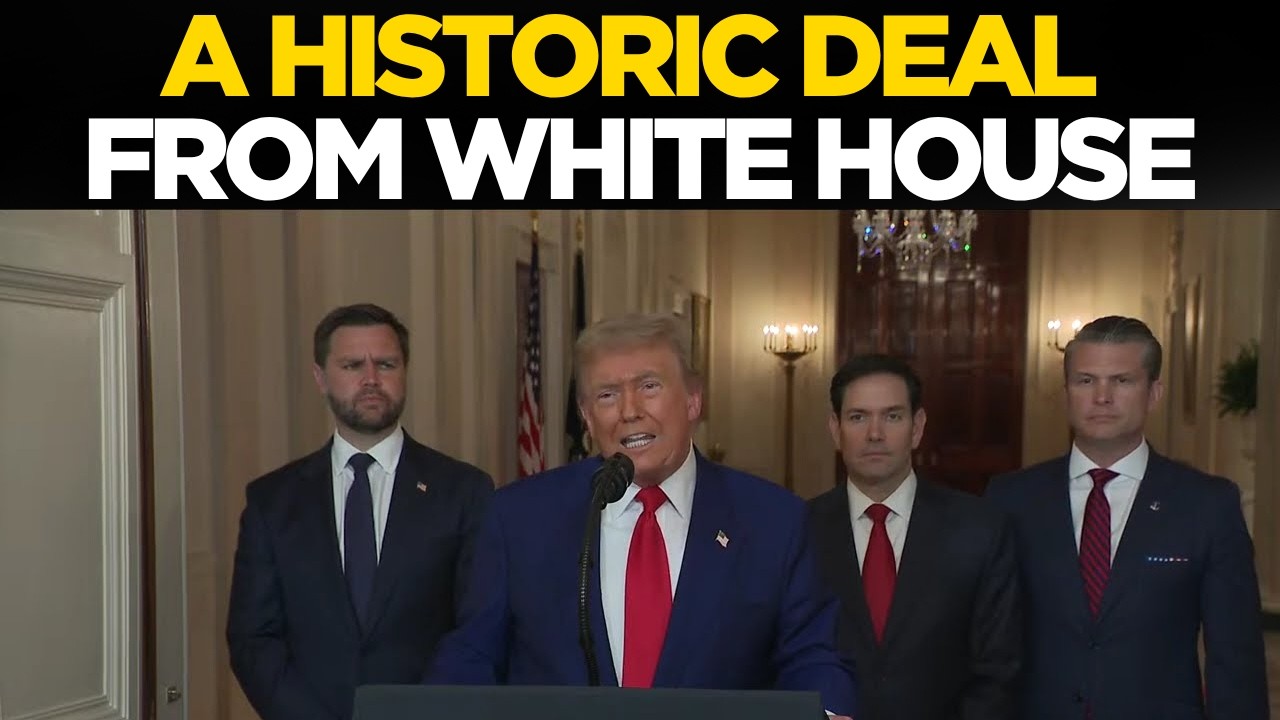 US-Iran War LIVE: Historic US-Iran Peace Deal From White House | Trump Announces Major Breakthrough