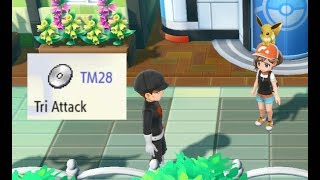 Pokémon: Let's Go, Eevee! // TM28 Tri Attack Location