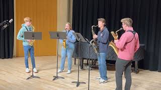 KKPsi Saxophone Quartet: Merry-Go-Round of Life - Joe Hisaishi