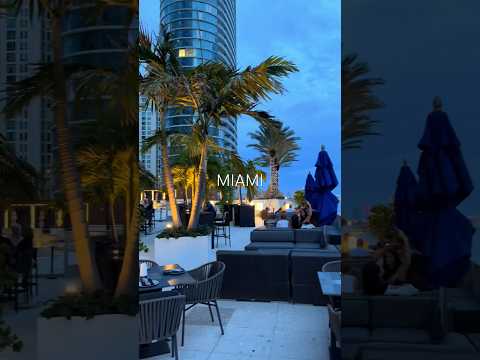 Rooftop bar in