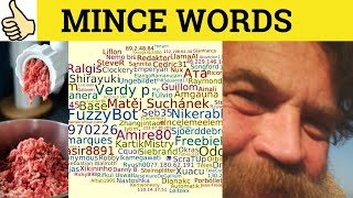 🔵 Mince Words - Not Mince Words Meaning - Mince Words Examples - English Idioms