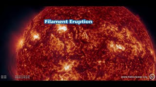 M54 Solar Flare And Radio Blackout - Large Filament Eruption And Cme - April 11 2024
