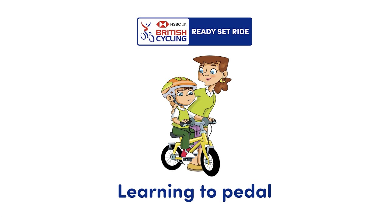 how to teach a child to pedal a bike
