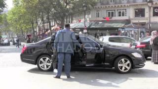 EXCLUSIVE - Jason Statham and rosie Huntington Whiteley in Paris