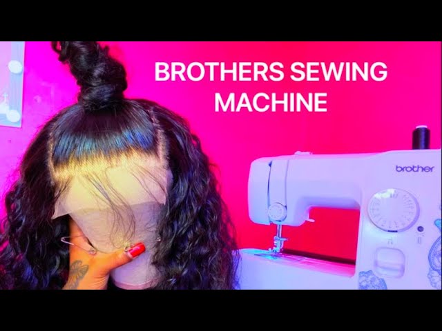 STEP BY STEP  How to make a FLAT wig on a BROTHERS sewing machine