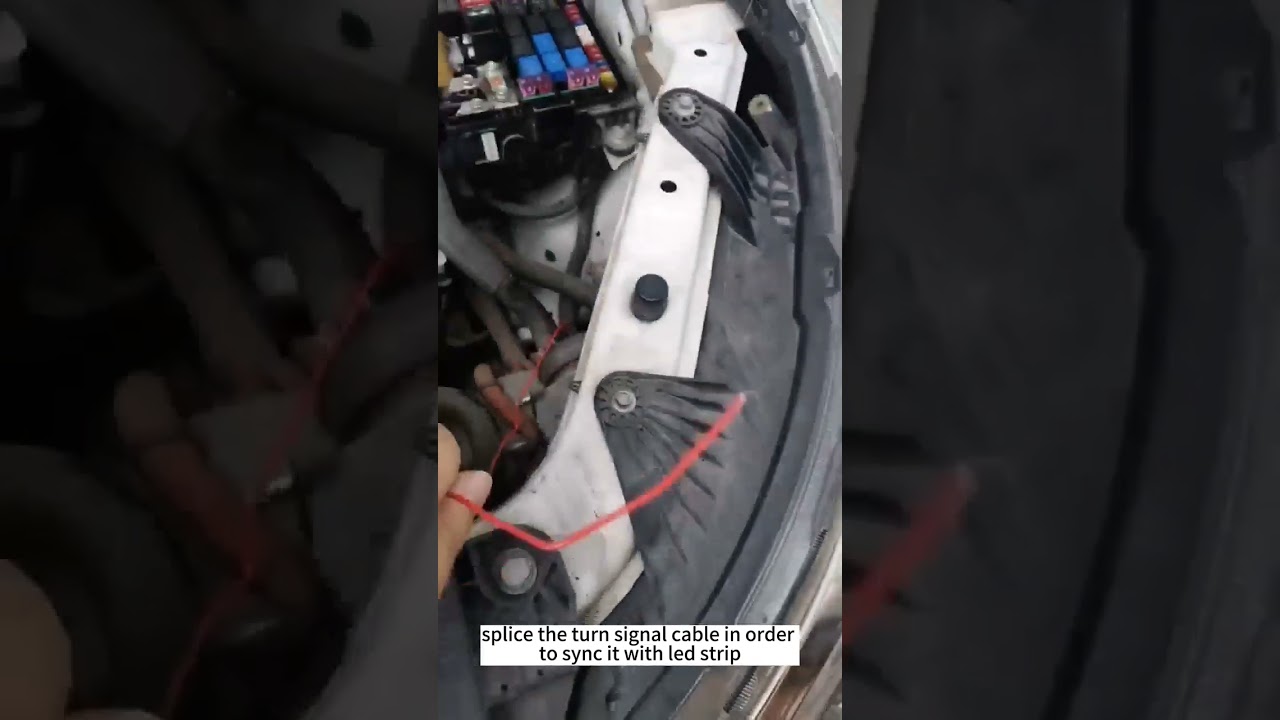 Installation for Hood light strip with Turn Signals