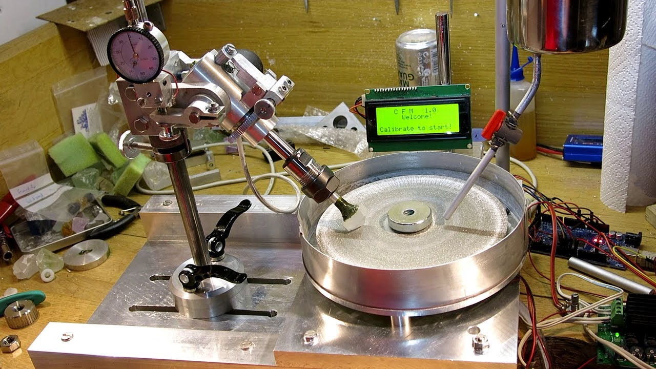DIY Faceting Machine Part 24 - The Compact Faceting Machine - YouTube