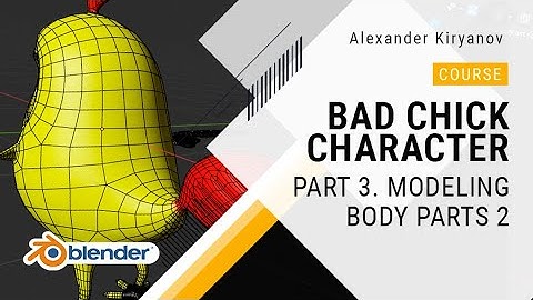 Bad chick game character creation in blender 3d! Part 3