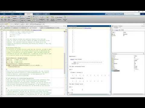 Genetic algorithm code - matlab (from mathwork forum) - YouTube
