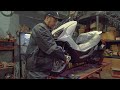 Замена передних тормозных колодок на скутере VMC PCX с тормозной системой Combi break (Комби-брейк)