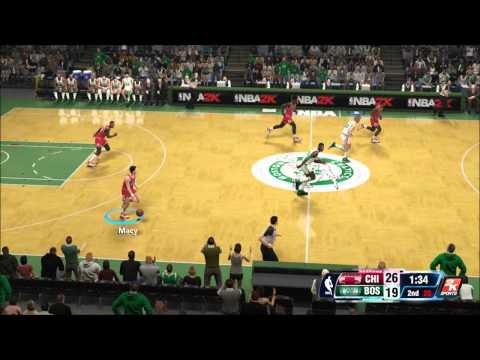 NBA 2K14 Gameplay 85 86 Chicago Bulls Vs 85 86 Boston Celtics Full Game Xbox One