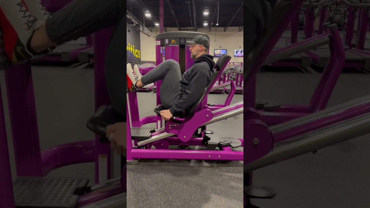 Planet Fitness Machine Leg press w/voiceover