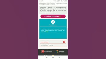 How to download CSIR UGC NET *Admit Card*? This is how