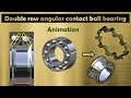 Double row angular contact ball bearing | Lemurian Designs