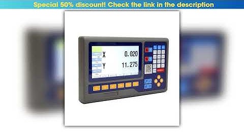 8 Languages 2 Axes 3 Axis LCD DRO Digital Readout Display Counter for Milling Lathe Turning