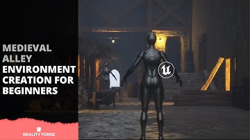 Unreal Engine 5 Tutorial: Medieval Alley Environment Creation for Beginners | in 1 HOUR